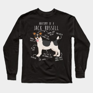 Jack Russell Terrier Dog Anatomy Long Sleeve T-Shirt